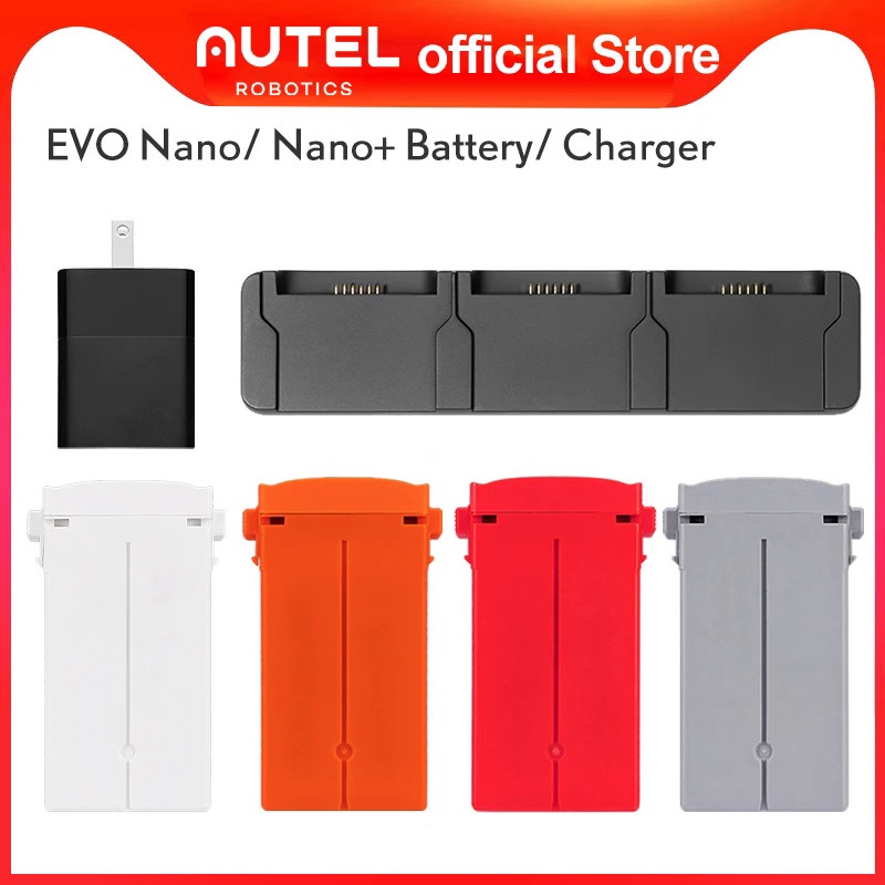 Autel Robotics Nano/nano Plus เครื่องชาร์จแบตเตอรี่อัจฉริยะชาร์จ Hub Adapter Original Nano RC Drone 