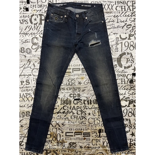 Cps Chaps Jeans Jeff 09 Size 27 มือ 1 ของแท้ ป้ายห้อย 100% กางเกงยีนส์ชาย เดฟชาย เดฟผ้ายืด หายาก รุ่นพี่ตูน Bodyslam ใส่