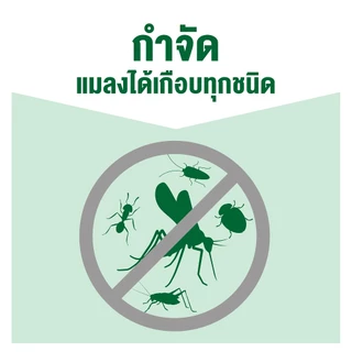 ไบกอนเขียว สเปรย์กำจัดยุง ยาฉีดยุง มด แมลงสาบ 300 มล Baygon Multi Insect Killer Aeresol Spray 300ml