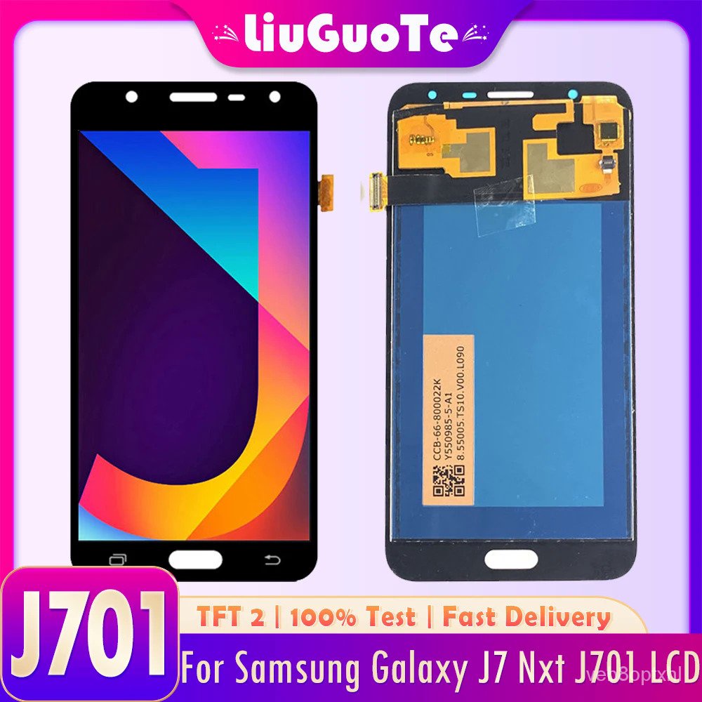 5.5 "; TFT 2 J701จอแสดงผล LCD สำหรับ Samsung Galaxy J7 Neo J701 J701F J701M จอแสดงผล LCD Touch Scree