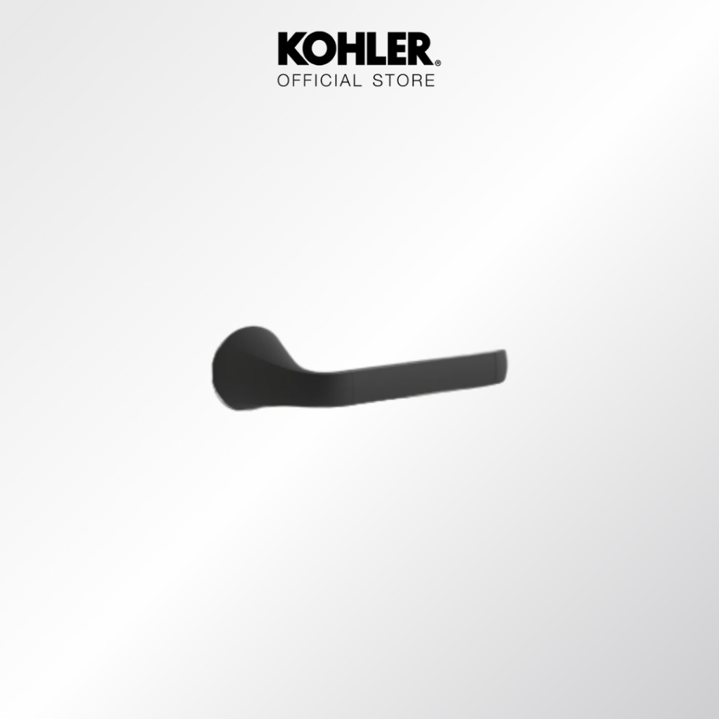 KOHLER Cursiva™ toilet paper holder ที่ใส่กระดาษชำระ รุ่นเคอร์ซิวา สีดำด้าน K-R26688-BL