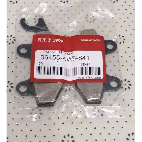 ผ้าเบรคหน้า หลัง NOVA / TA150 / TA200 / NSR150 ใช้ร่วมกันได้หลายรุ่น รหัส KW6-841