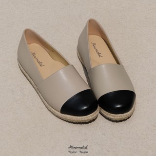 𝐌𝐈𝐍𝐈𝐌𝐀𝐋𝐈𝐒𝐓 รองเท้าหนังแกะ รุ่น Taylor (Taupe) พื้นหนานุ่ม ซั…