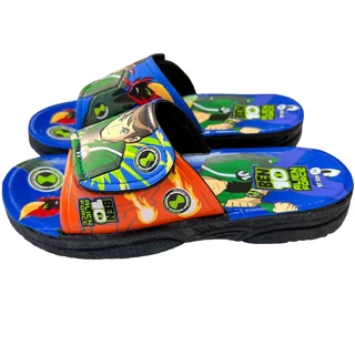 รองเท้าแตะสวมเด็กชาย ปรับสายได้ ลายเบนเทน BEN 10 ขนาด25-35 ยางนุ่มๆ ใส่สบายเท้า ลิขท์แท้ 100%