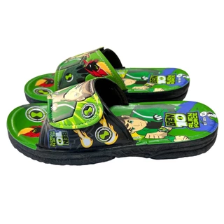 รองเท้าแตะสวมเด็กชาย ปรับสายได้ ลายเบนเทน BEN 10 ขนาด25-35 ยางนุ่มๆ ใส่สบายเท้า ลิขท์แท้ 100%