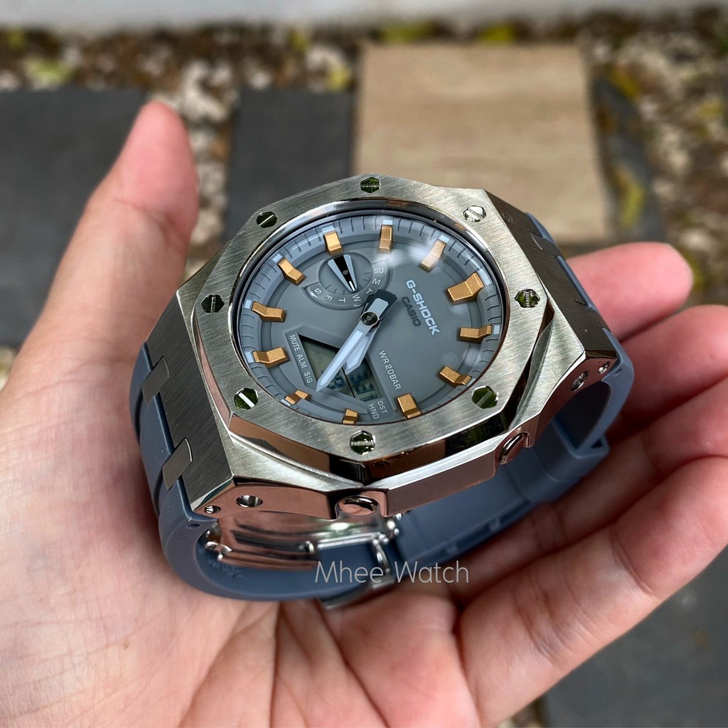 G-Shock AP Rubber Grey Rose Gold Gen3