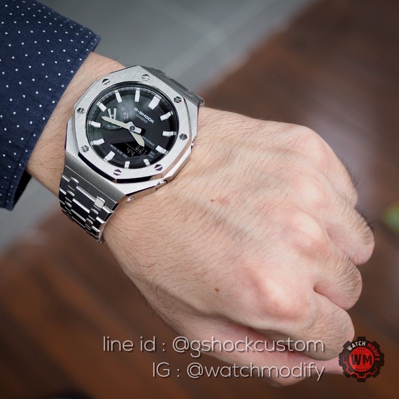 G-Shock Custom หน้าAPรุ่นใหม่อัพLevelเหมือนAPที่สุด กับรุ่นGa-2100 ประกันcentral