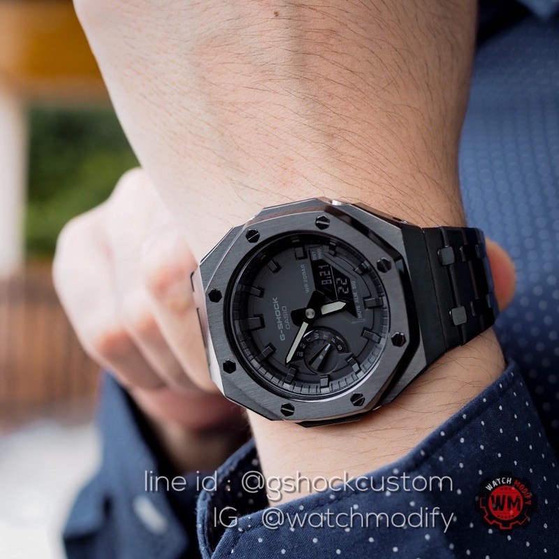 G-Shock Custom หน้าAPรุ่นใหม่อัพLevelเหมือนAPที่สุด กับรุ่นGa-2100 ประกันcentral