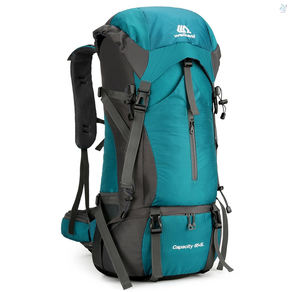 [Local Delivery]70L Hiking Backpack Water-resistant Climbing Camping Backpack Travel Daypack with Rain Cover
