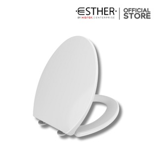 ESTHER ฝารองนั่งชักโครก เเบบขันสกรูจากด้านบน รุ่น ECP-04-301…