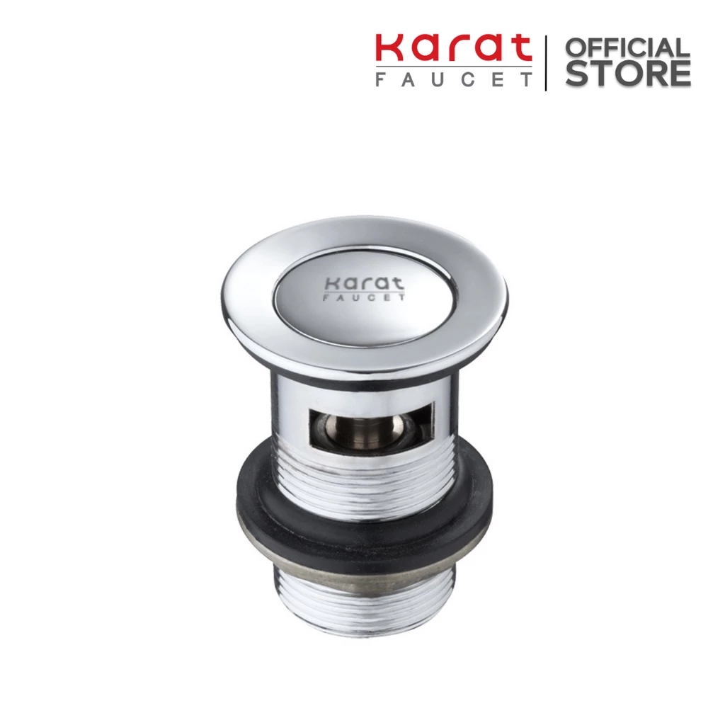 Karat Faucet สะดืออ่างล้างหน้าแบบกด (มีรูน้ำล้น) รุ่น KA-01-254-50