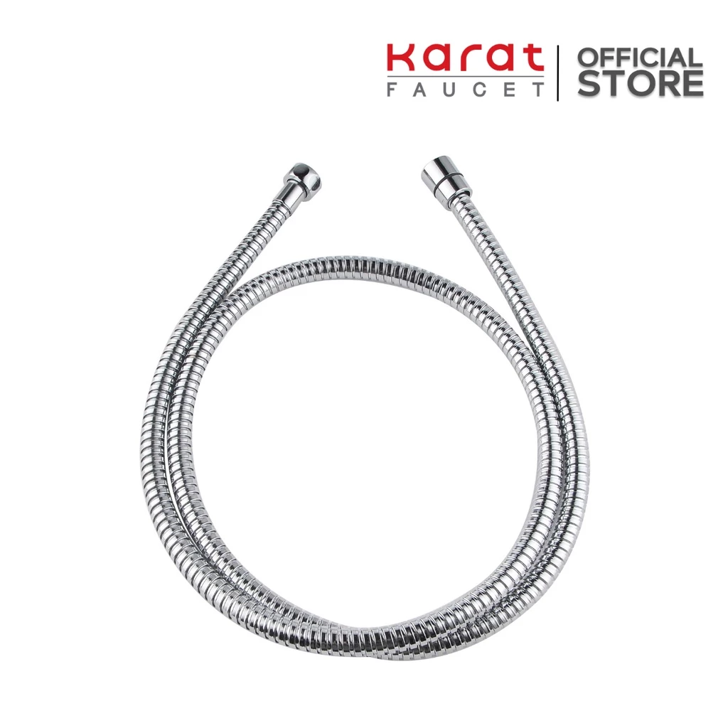 Karat Faucet สายฝักบัวสีโครเมี่ยม สแตนเลส 304 ยาว 200 ซม. (หมุนได้ 360 องศา) รุ่น KA-06-931-50