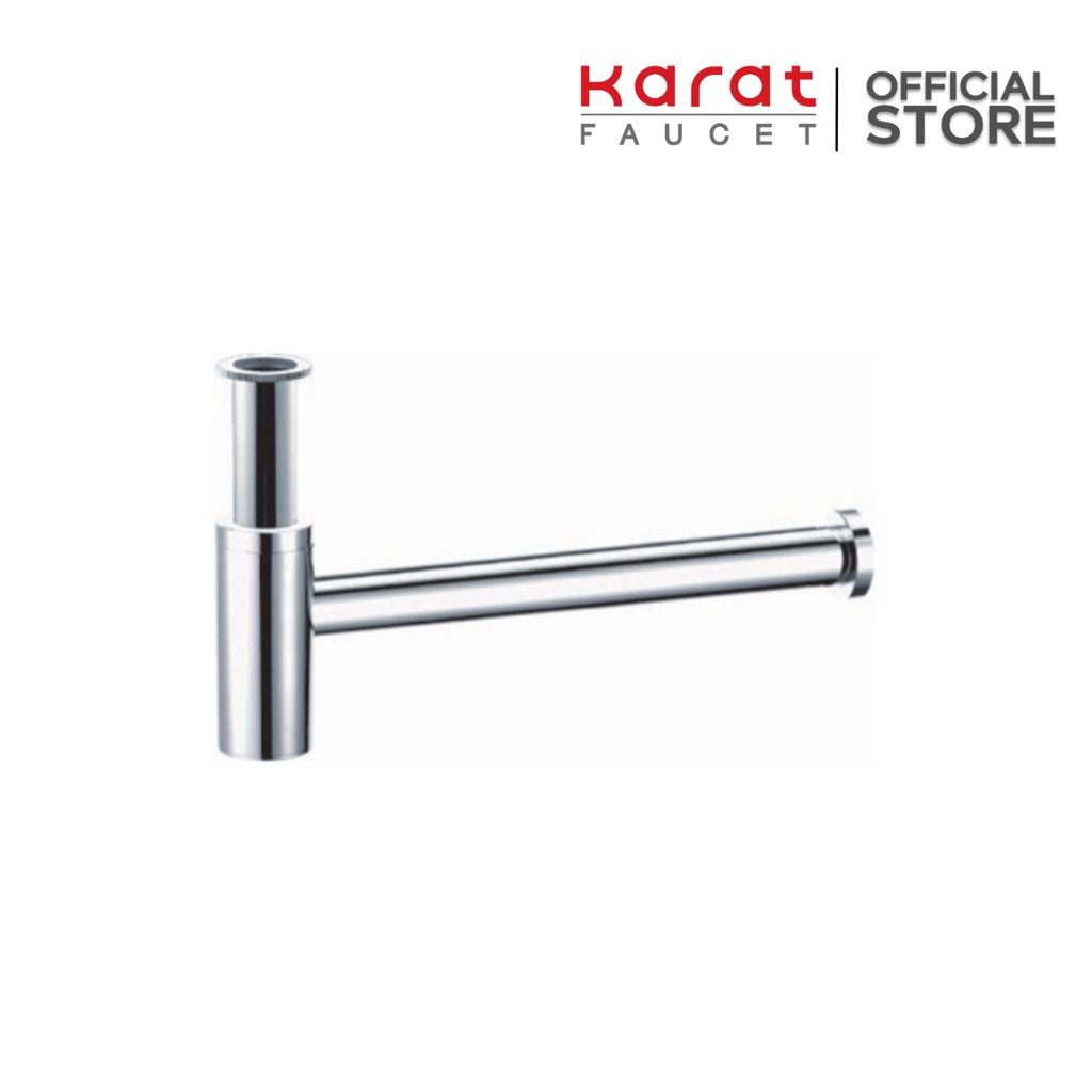 Karat Faucet ท่อน้ำทิ้ง สำหรับอ่างล้างหน้าแก้วเทมเปอร์กล๊าส ยาว 36 ซม. รุ่น BAT4R-50