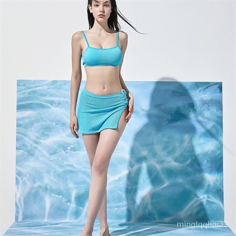 บิกินี่Bikini x skirt 3 ชิ้น ชุดว่ายน้ำสาวอวบก้ใส่ได้ PEPY รูปที่ 2