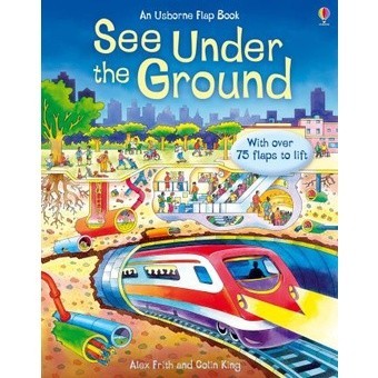 DKTODAY หนังสือ USBORNE SEE UNDER THE GROUND (Age 6+)
