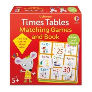 หนังสืออังกฤษใหม่มือ1พร้อมส่ง TIMES TABLES MATCHING GAMES AND BOOK
