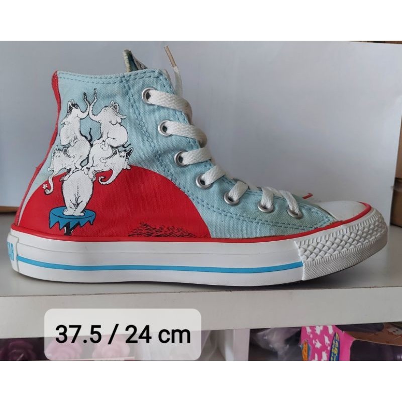 รองเท้าผ้าใบมือสอง Converse x Dr.seuss limited Global Edition Size 37.5/24 cm