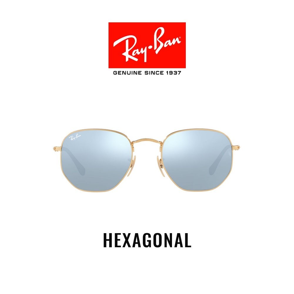 Ray-Ban Hexagonal - RB3548N 001/30 - size 54 - แว่นกันแดด