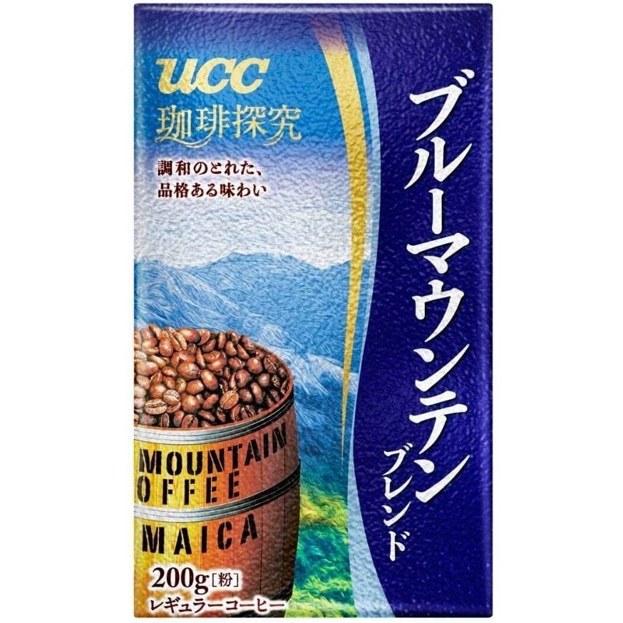 กาแฟ Questionnaire UCC Coffee Quest Blue Mountain Blend Regular Coffee (powder) แพ็คสูญญากาศ 200 กรัม (ผง) 【ส่งตรงจากญี่ปุ่น】
