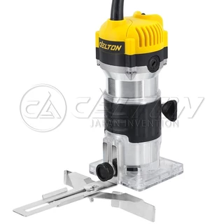 DELTON เครื่องเซาะร่อง เร้าเตอร์ ทริมเมอร์ 820 วัตต์ 1/4 นิ้ว เครื่องเซาะร่องไม้ Wood Trimmer รุ่น ETD-370