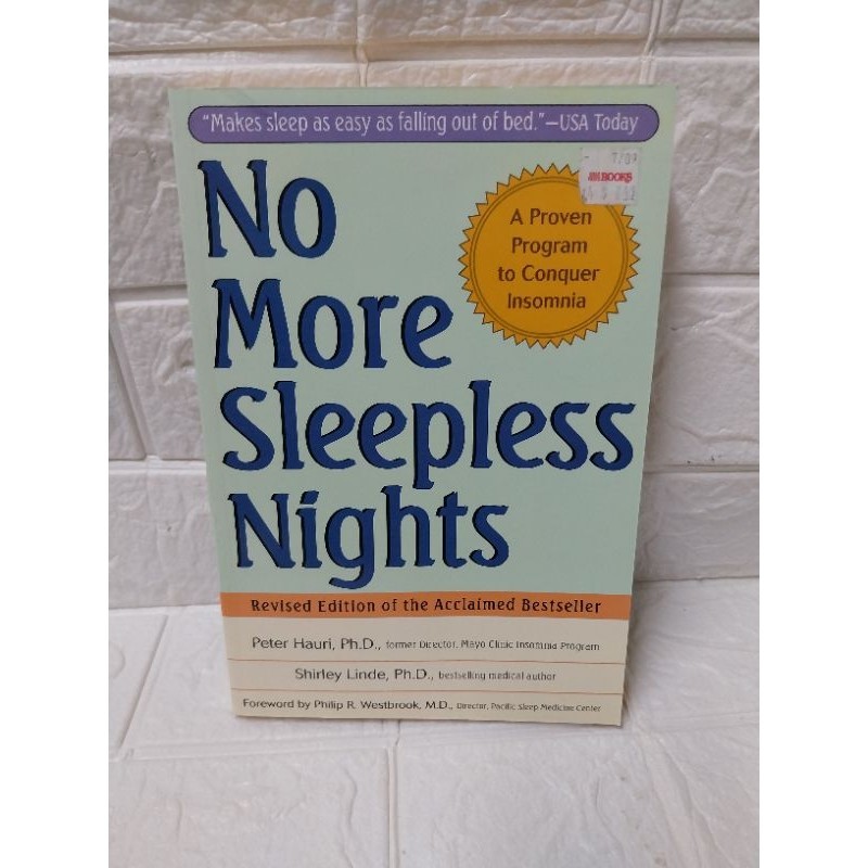 No More Sleepless Nights