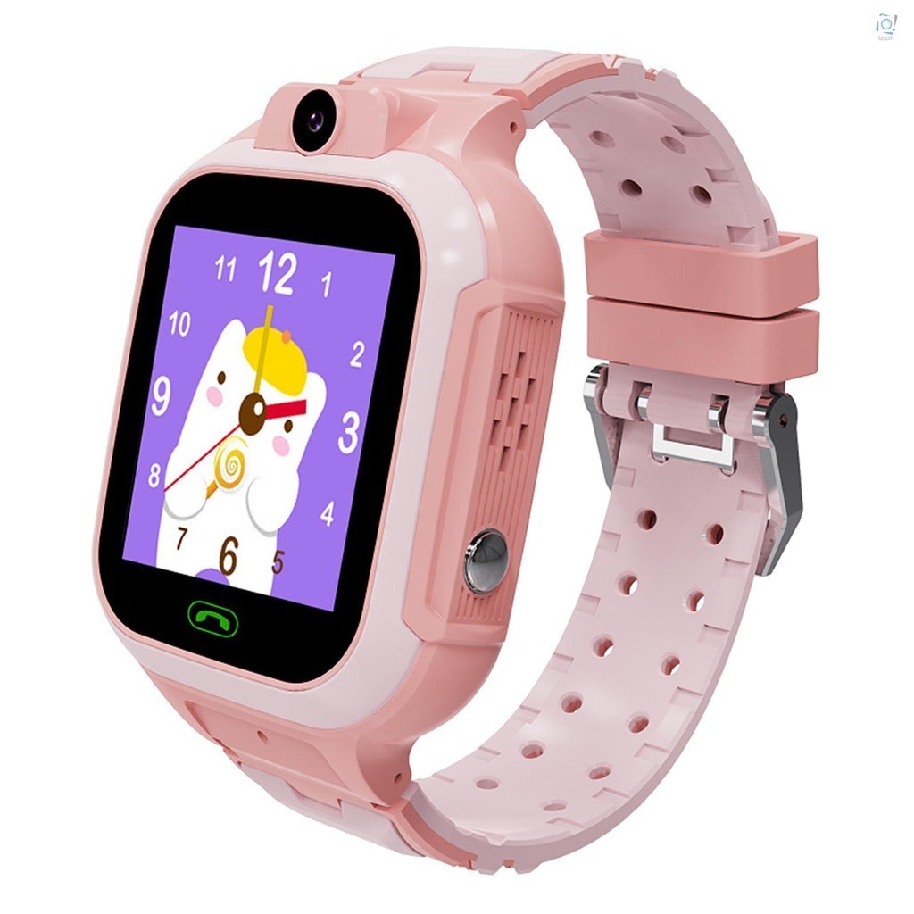 💥[Local Delivery]LT37 4G Kids Smart Phone Call Watch Video Chat LBS GPS WiFi SOS Monitor Camera IP67 Waterproof Clock C