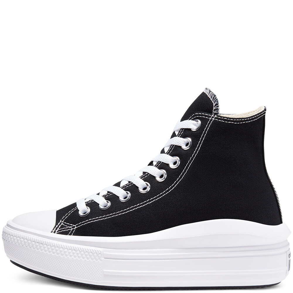 CONVERSE รองเท้าผ้าใบ รุ่น CTAS MOVE HI BLACK - 568497CF_H1BKXX สีดำ ผู้หญิง
