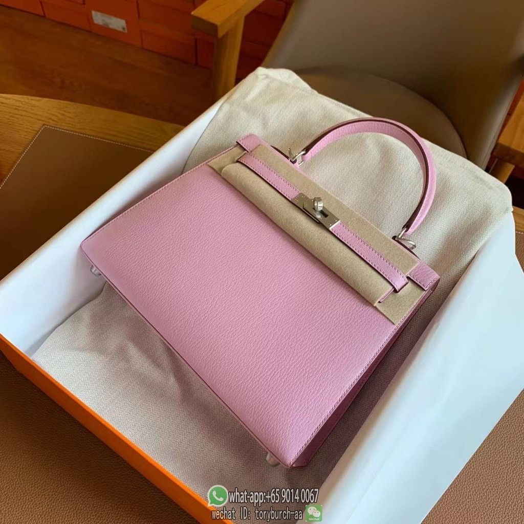 Evercolor Kelly 28cm structured handbag handmade stitch gold buckle