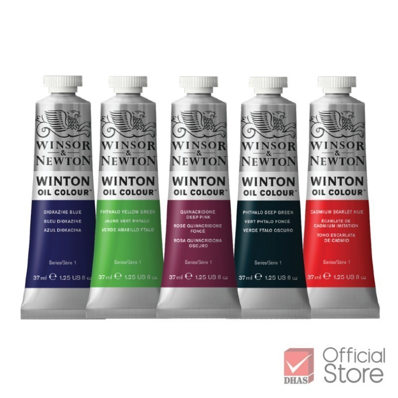 Winsor&Newton สีน้ำมัน วินตั้น 37 มล. 8 เฉดสีใหม่ จำนวน 1 หลอด