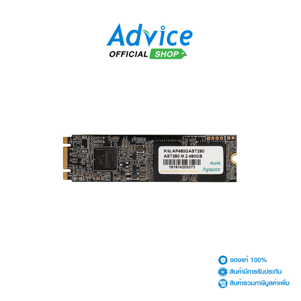 APACER 480 GB SSD M.2 AST280 SATA M.2 2280 - A0126097