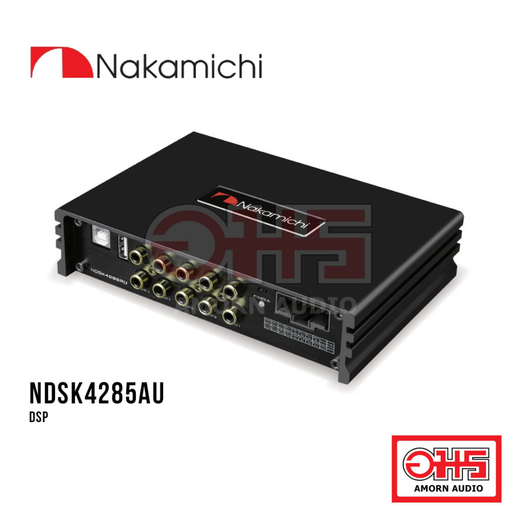 NAKAMICHI NDSK4285AU DSP RCA Power Output:4x35W, Max power:4x70W อุปกรณ์ปรับแต่งเสียงในรถยนต์