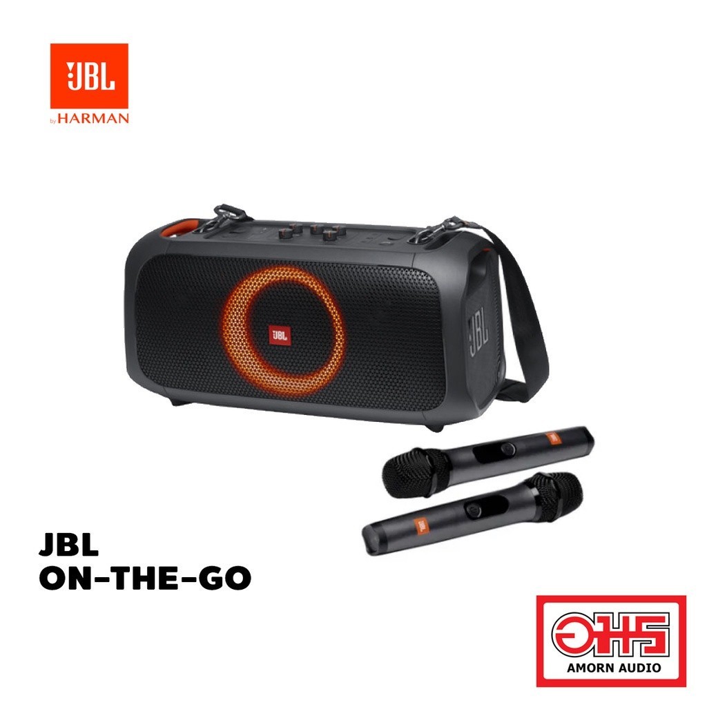 JBL PARTYBOX ON-THE-GO ลำโพง True Wireless Stereo 100W RMS AMORNAUDIO