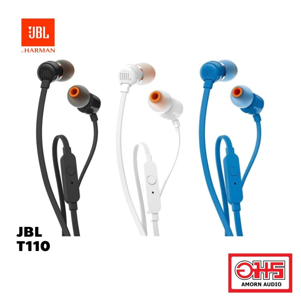 JBL T110 BT หูฟัง แบบ In Ear ให้เสียงเบสทรงพลัง AMORNAUDIO