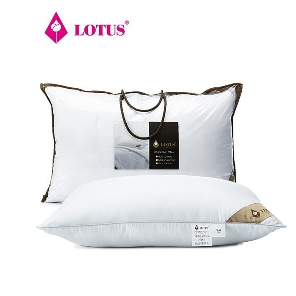 [นุ่มฟูพิเศษ] LOTUS หมอนหนุนไมโครไฟเบอร์ รุ่น Soft comfort ส่งฟรี