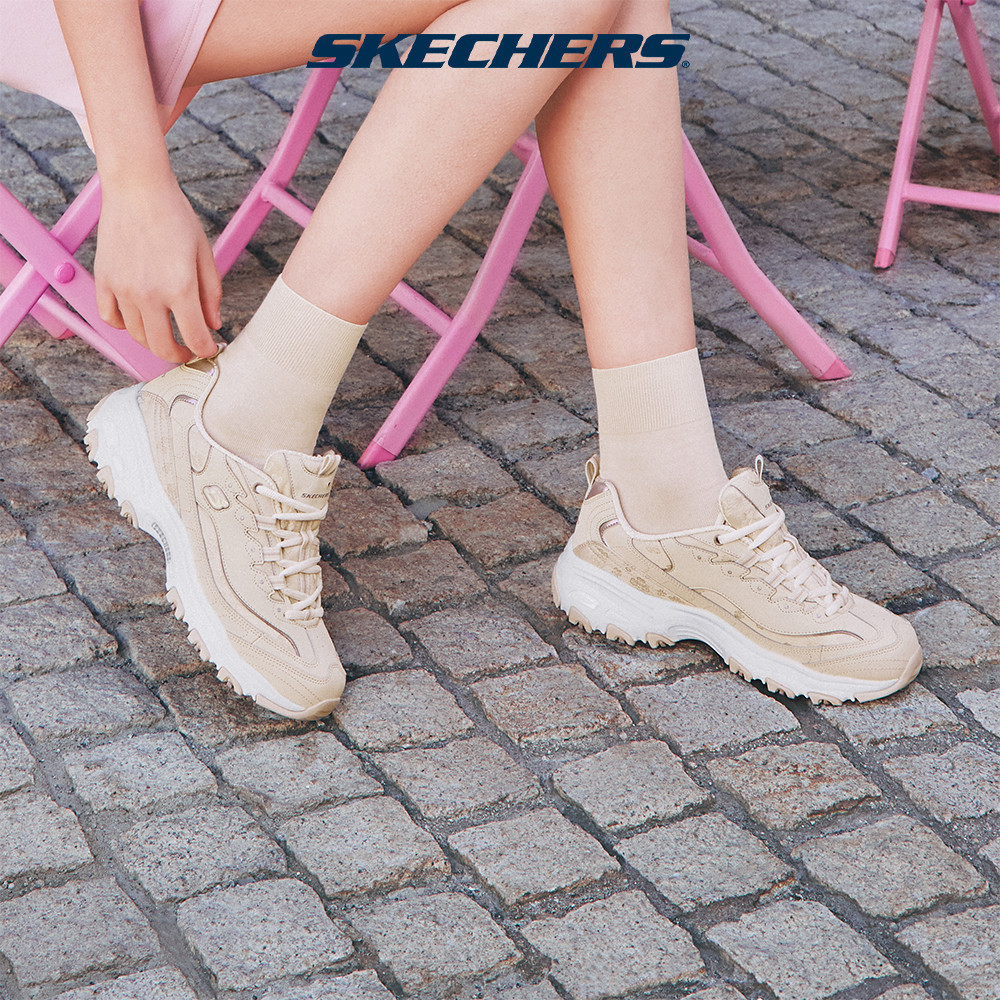 Skechers สเก็ตเชอร์ส รองเท้า ผู้หญิง Sport D'Lites 1.0 Shoes - 150038-NAT