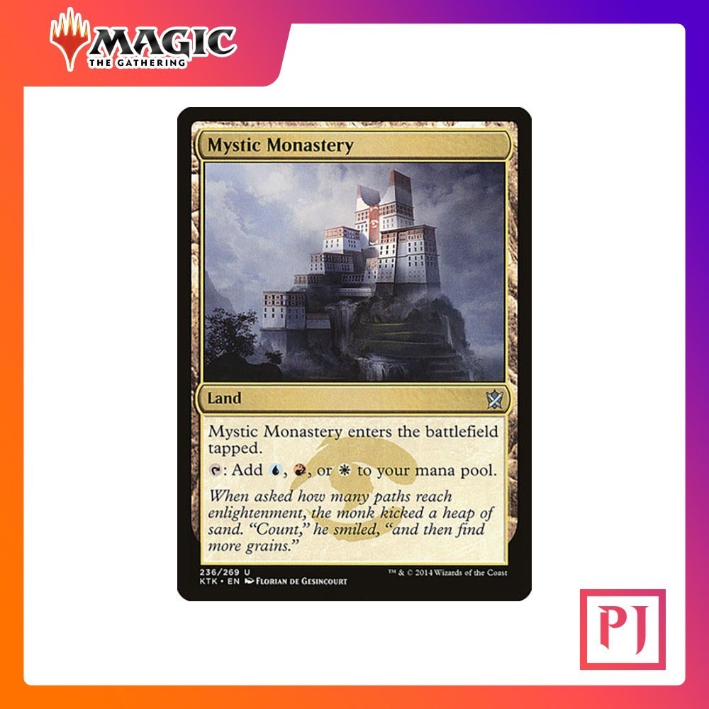 [MTG] Mystic Monastery [KTK] [LAND] [UNCOM] [NORMAL] [ENG] (การ์ดเมจิค / Magic the Gathering)