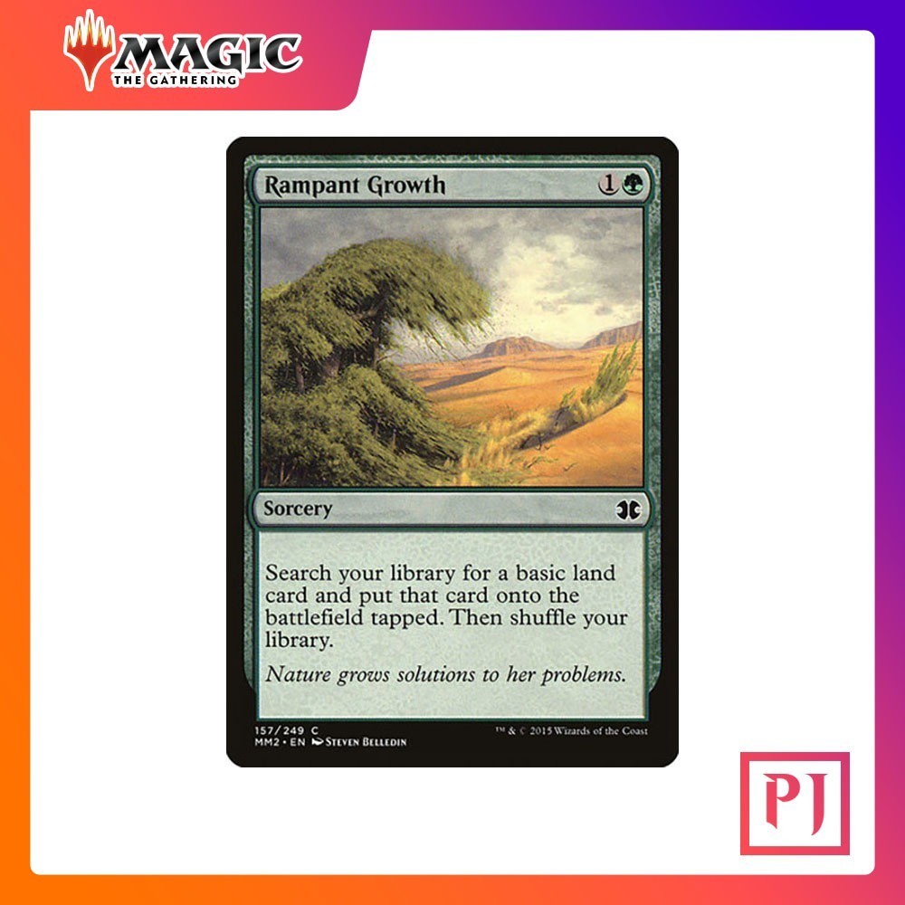 [MTG] Rampant Growth [CMR] [GREEN] [COMMON] [NORMAL] [ENG] (การ์ดเมจิค / Magic the Gathering)