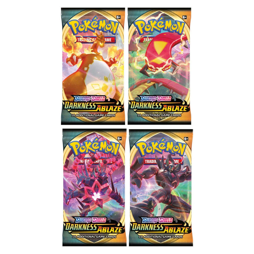 1 x POKEMON TCG Sword And Shield Darkness Ablaze Sealed Booster Pack