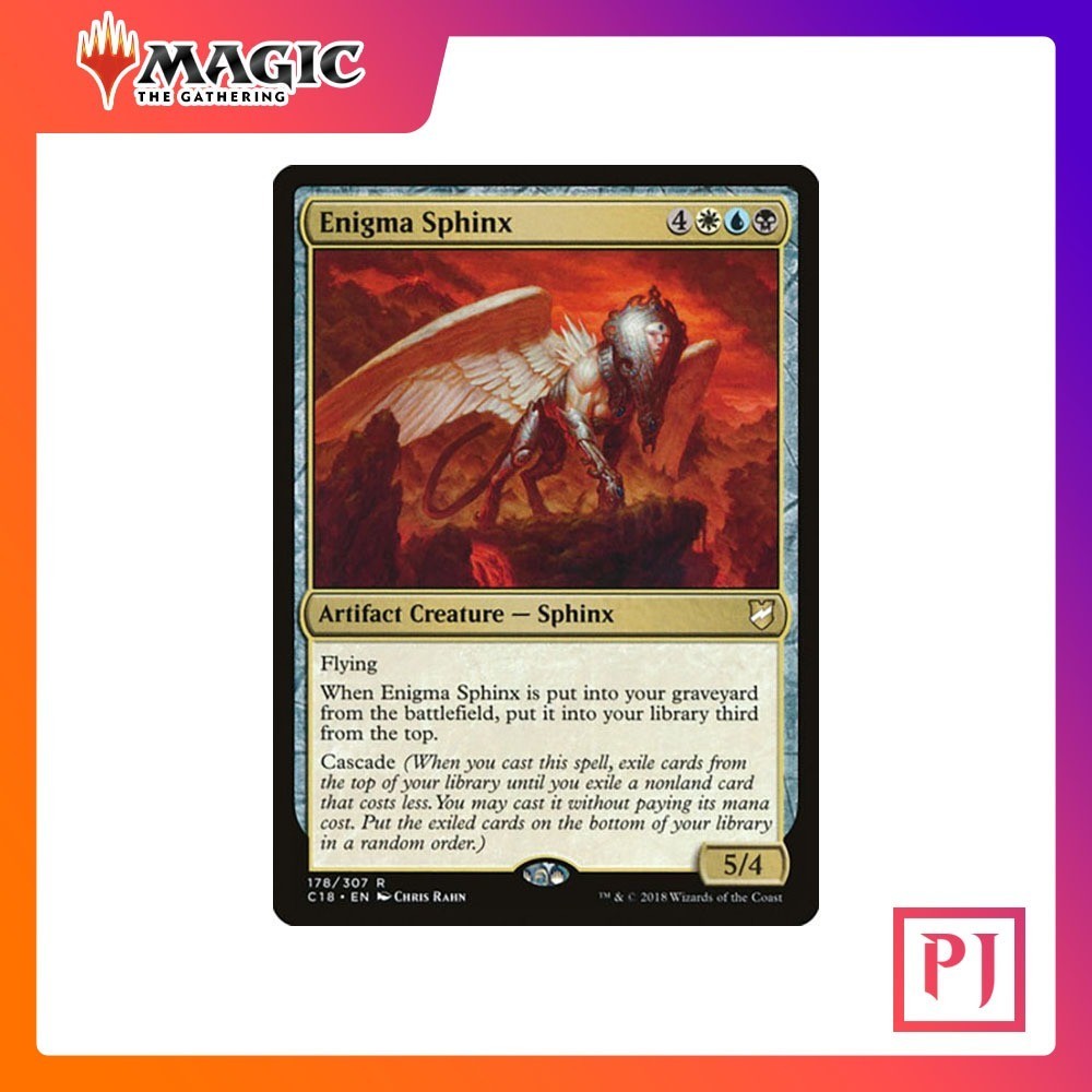 [MTG] Enigma Sphinx [C18] [MULTI] [RARE] [NORMAL] [ENG] (การ์ดเมจิค / Magic the Gathering)