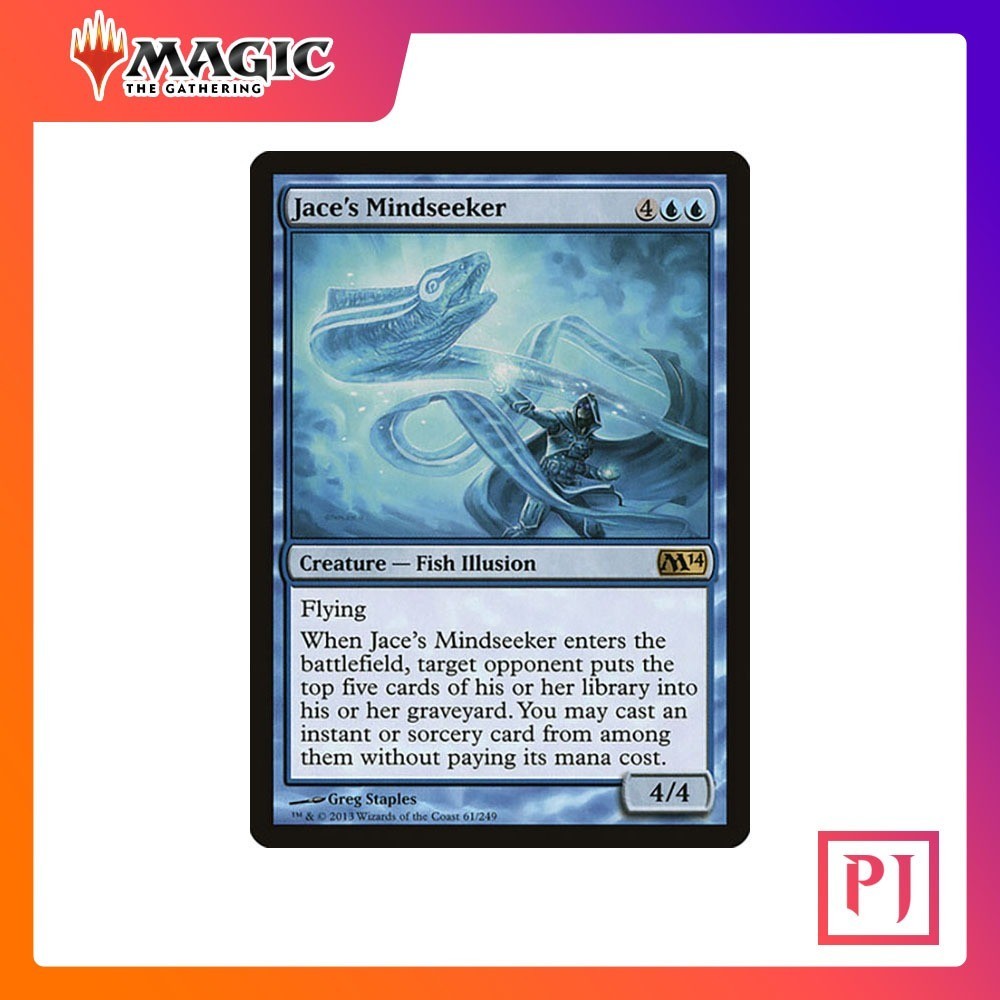 [MTG] Jace's Mindseeker [M14] [BLUE] [RARE] [NORMAL] [ENG] (การ์ดเมจิค / Magic the Gathering)