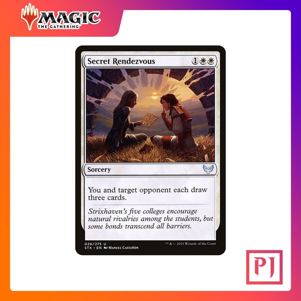 [MTG] Secret Rendezvous [STX] [WHITE] [UNCOM] [NORMAL] [ENG] (การ์ดเมจิค / Magic the Gathering)