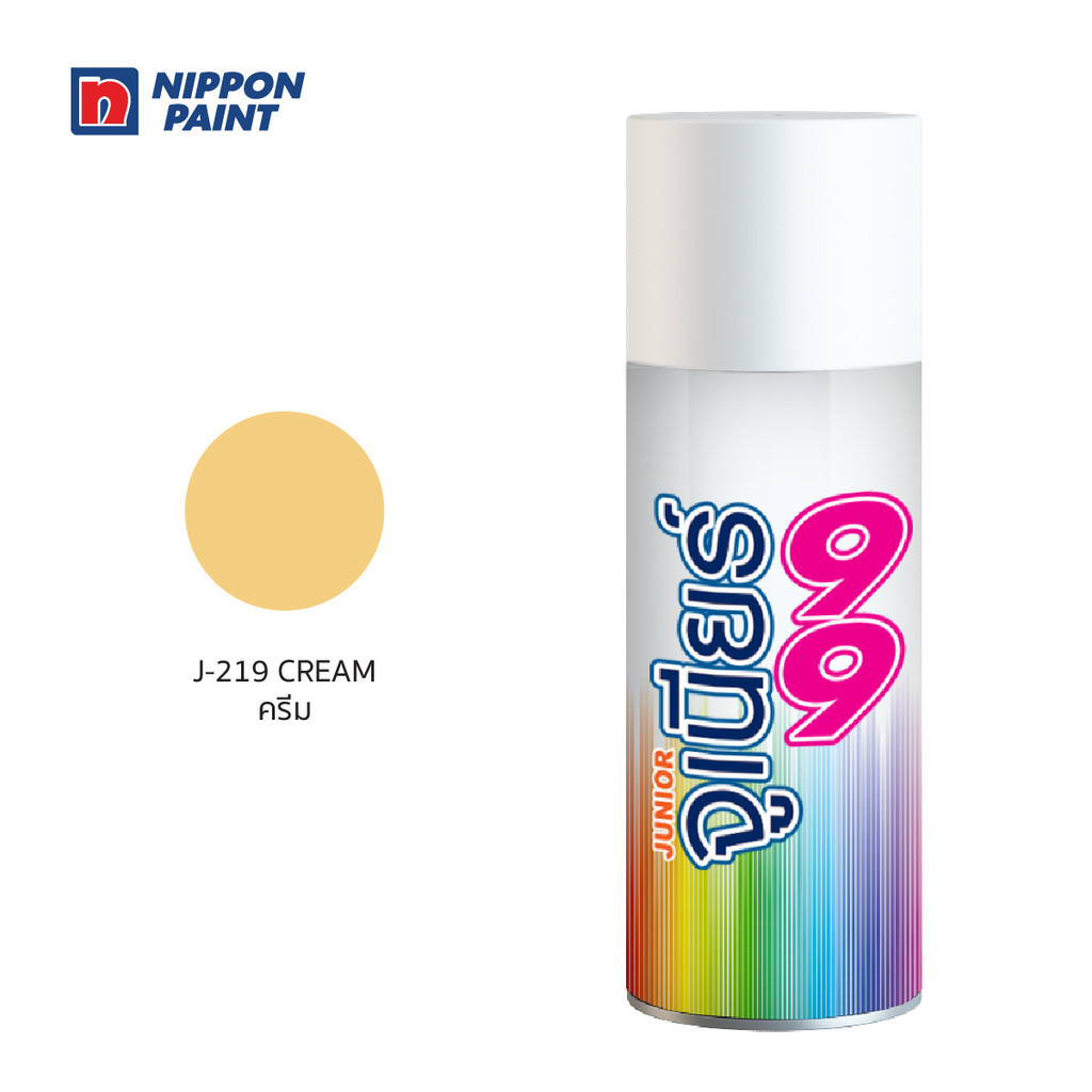 NIPPON สีสเปรย์ Junior99 J219 ครีม Cream