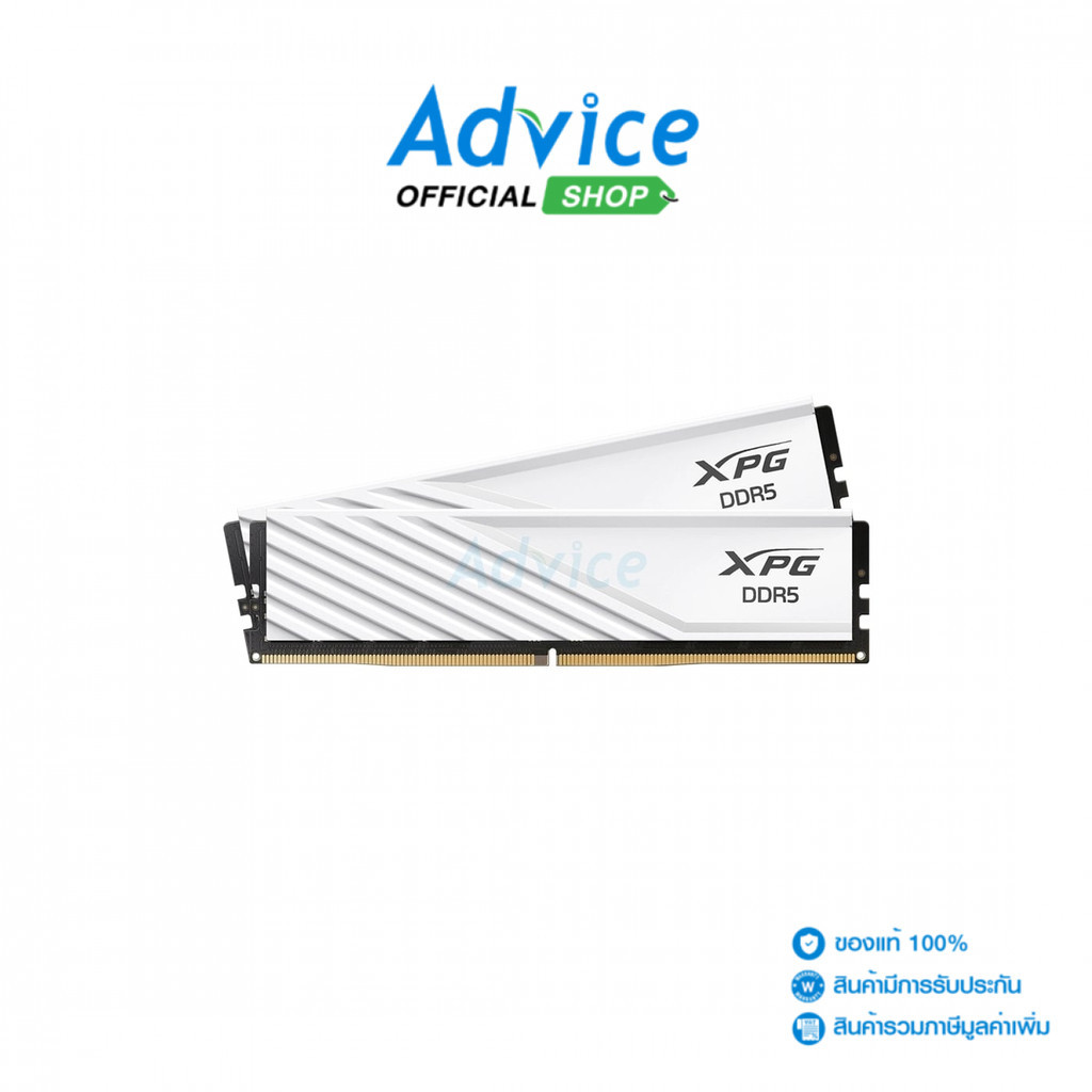 ADATA RAM DDR5(5600) 32GB (16GBX2)  LANCER BLADE WHITE (AX5U5600C4616G-DTLABWH) - A0157588