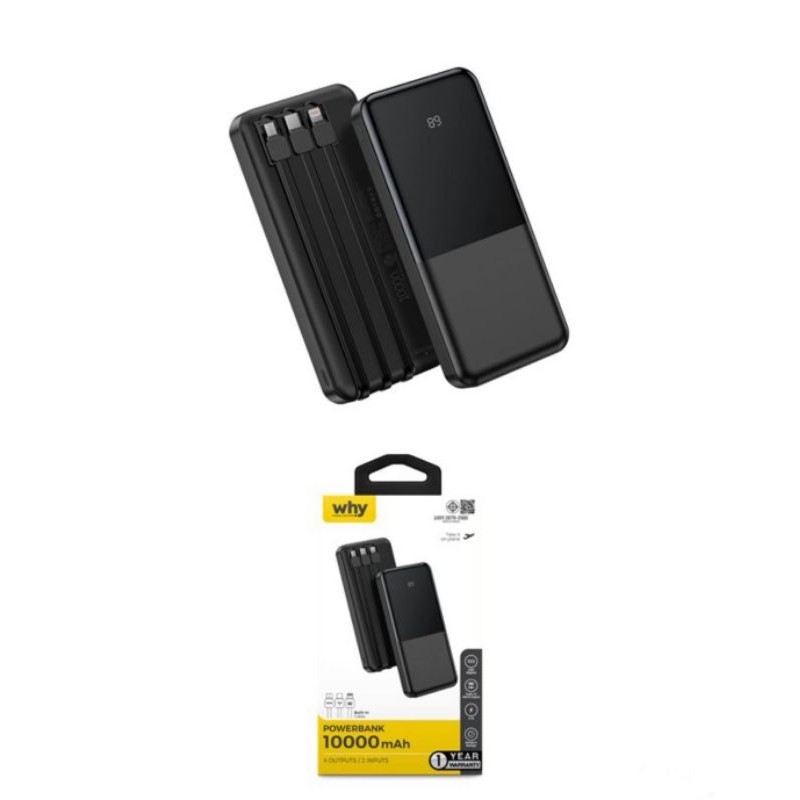 แบตเตอรี่สำรอง 10000 mAh (PB-104E)