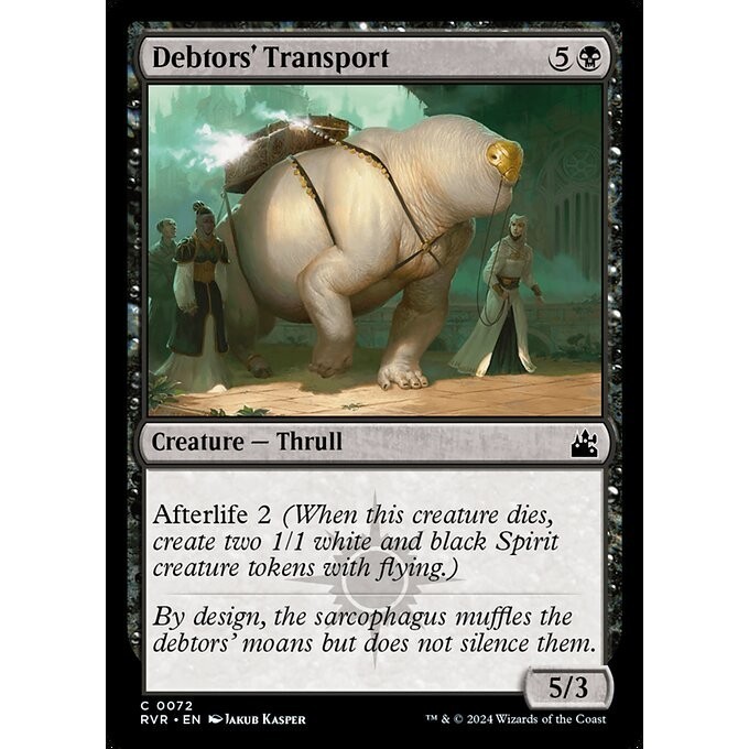 [Ravnica Remastered] - [RVR] - [Debtors' Transport] - (C) - [2024]