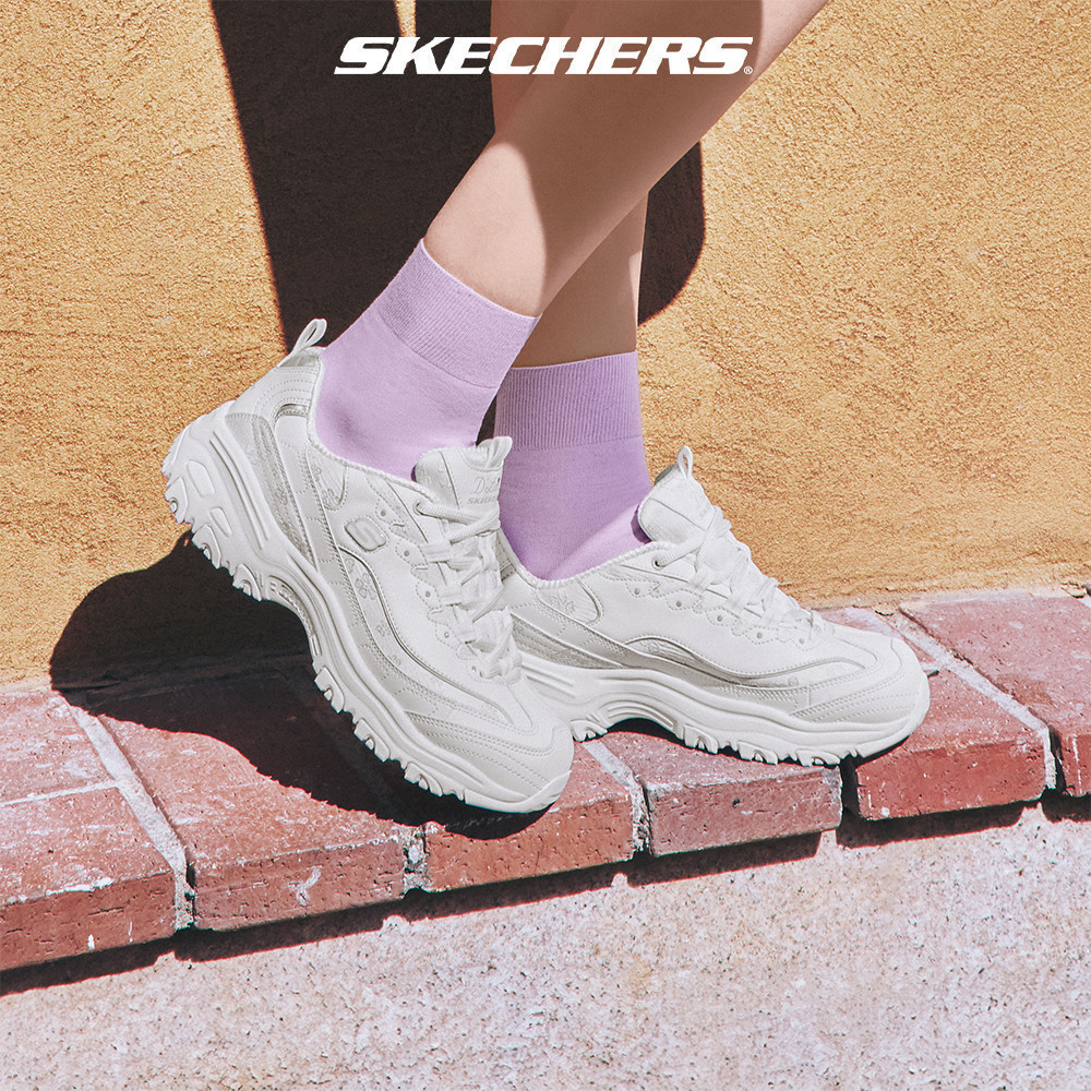 Skechers สเก็ตเชอร์ส รองเท้า ผู้หญิง Sport D'Lites 1.0 Shoes - 150038-WHT