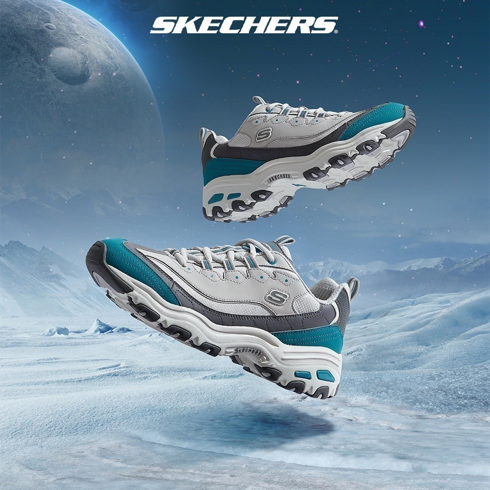 Skechers สเก็ตเชอร์ส รองเท้า ผู้ชาย Sport D'Lites 1.0 Shoes - 894256-GRY