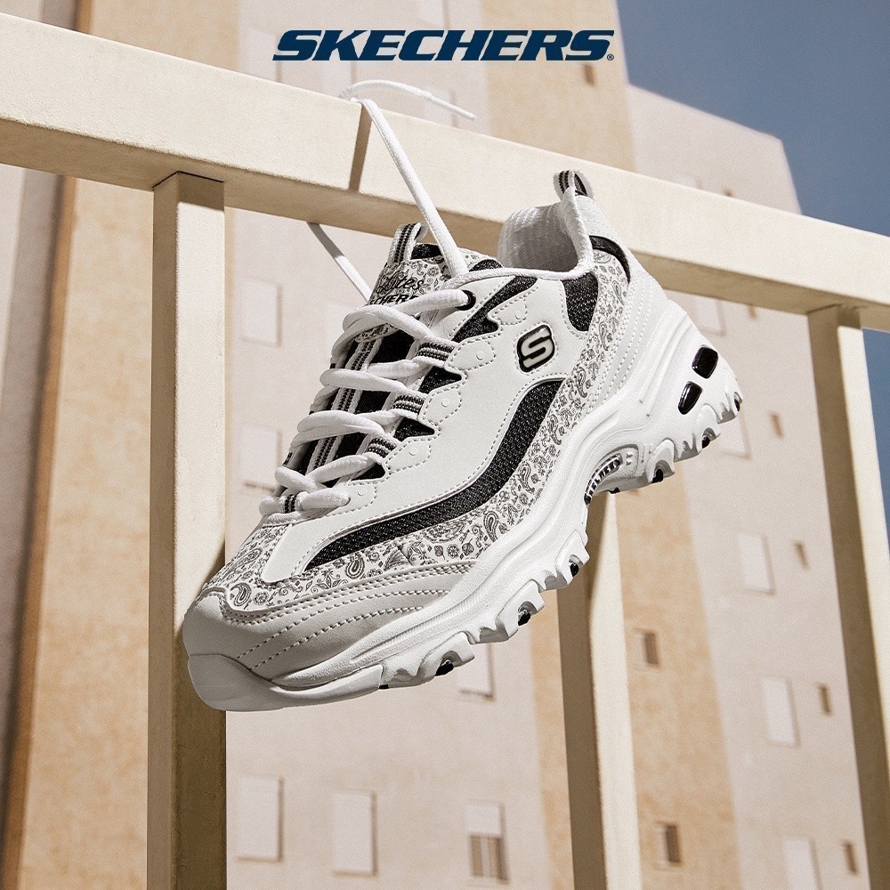 Skechers สเก็ตเชอร์ส รองเท้า ผู้หญิง Sport D'Lites 1.0 Shoes - 896135-WBK