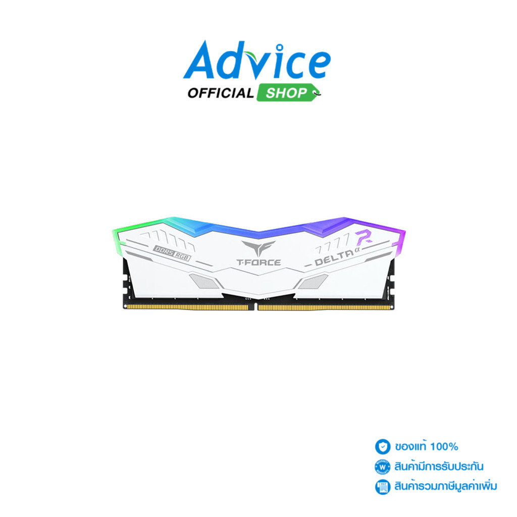 TEAM DELTA RAM DDR5(6000) 16GB a RGB WHITE (FF8D516G6000HC38A01) - A0150190