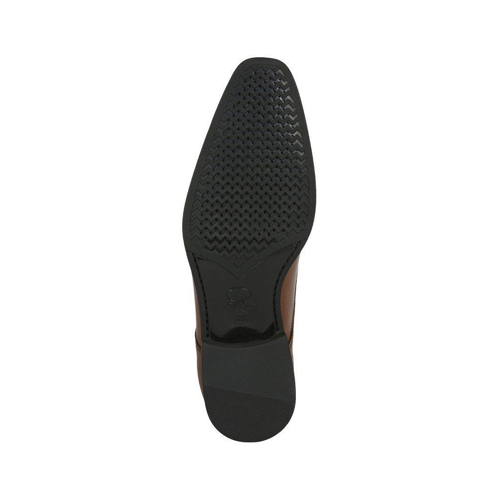 GEOX รองเท้าหนังผู้ชาย รุ่น UOMO HIGH LIFE - DK COGNAC SS24 (U0299BC6026M_S4BRXX)